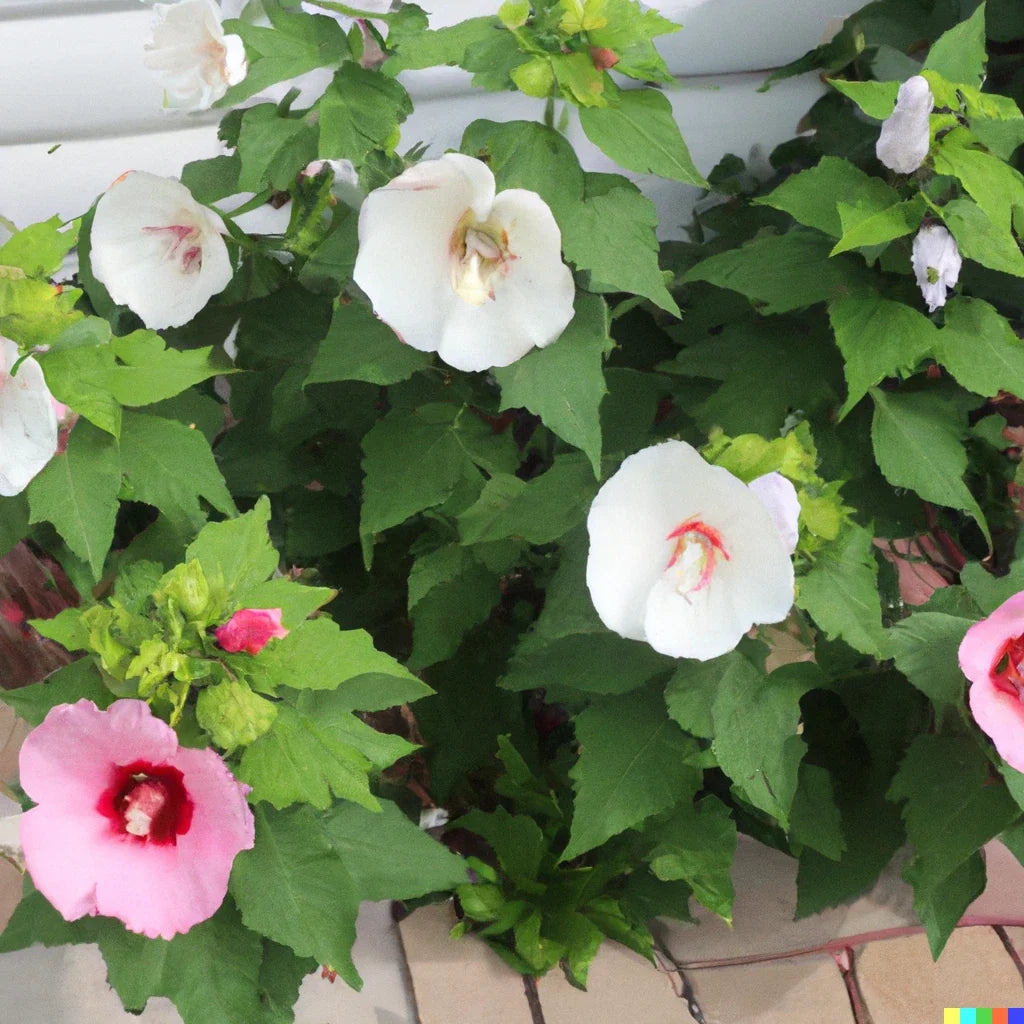 Rose Mallow Seeds - Bulk 500+ Mixed Colors - Lavatera trimestris Flower Seeds for Garden Planting