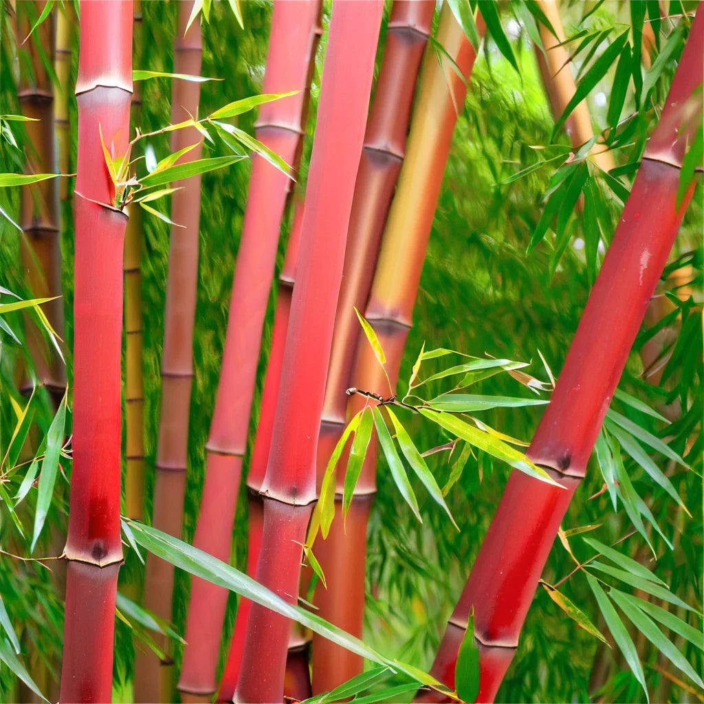 50 Bamboo Seeds - Clumping Red Panda Bamboo for Privacy Screens - Bambusa multiplex Garden Plants