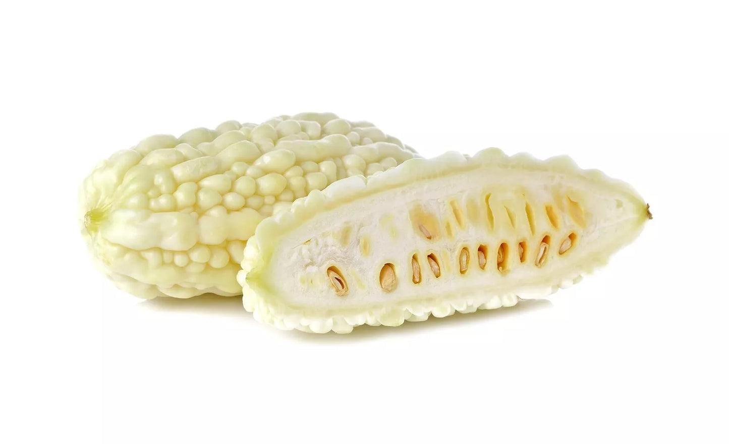 White Bitter Melon Seeds - 6 Rare Momordica charantia Planting Seeds for Home Garden