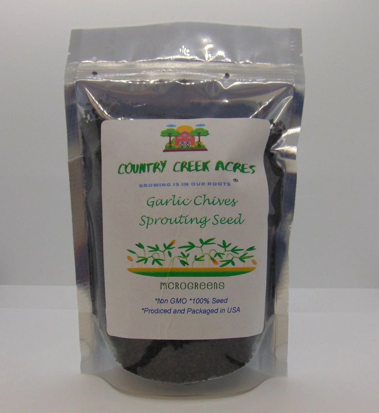 Garlic Chives Seeds 8 Ounces - Allium tuberosum for Microgreens & Sprouting