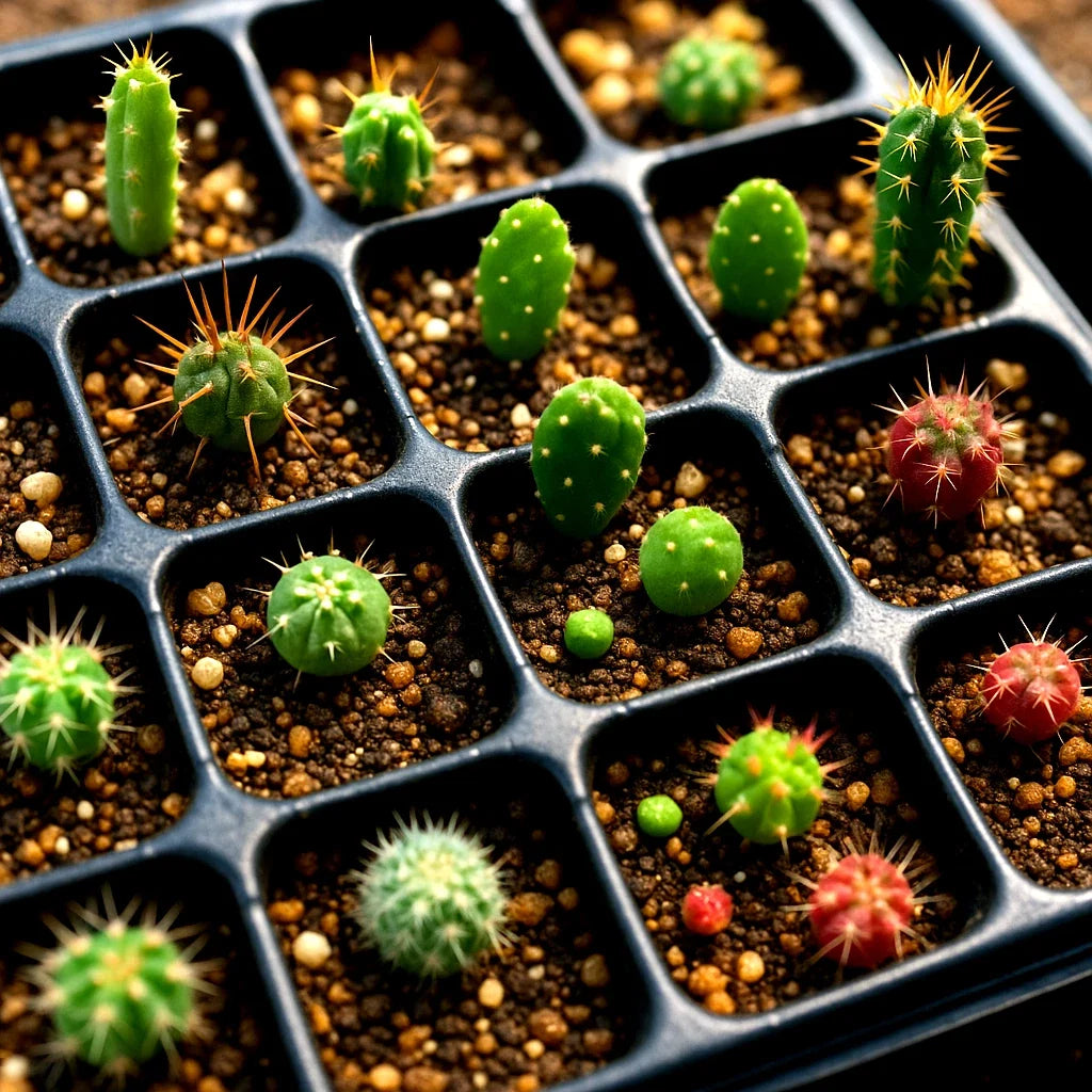 Exotic Cactus Seeds Mix – 50+ Non-GMO Succulent Seeds for Indoor & Outdoor Gardening, Drought-Resistant, Rare Varieties