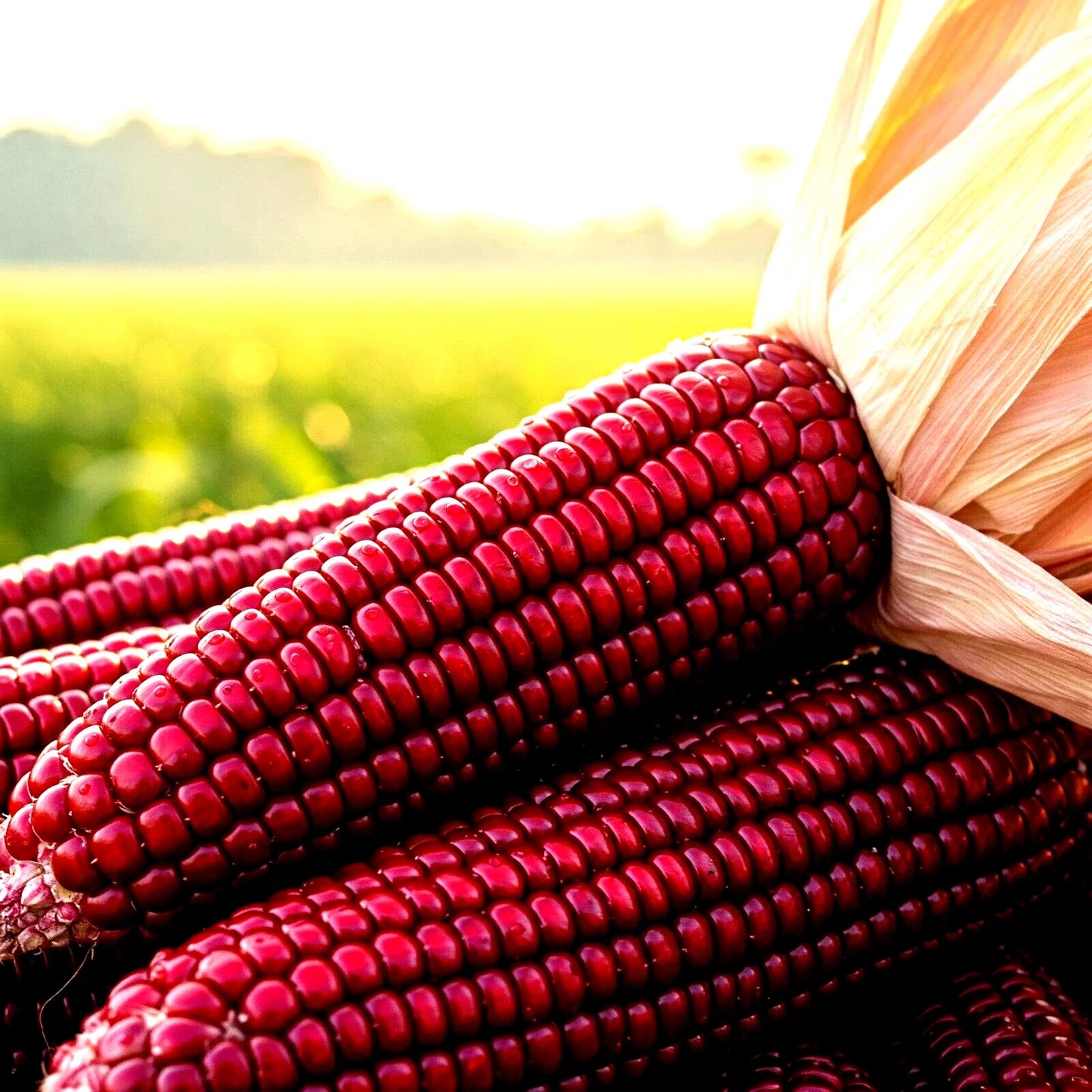 Ruby Corn Seeds - Heirloom Popcorn Packets with 100+ Non-GMO Zea mays everta Seeds