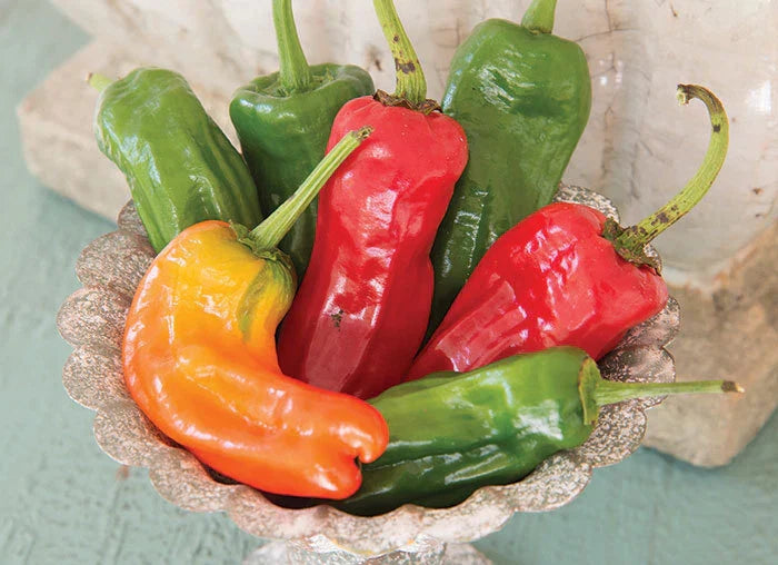 Cubanelle Sweet Pepper Seeds - Non-GMO Capsicum annuum - Various Sizes