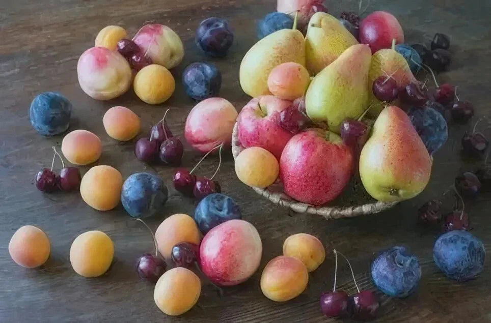 Assorted Fruit Cuttings Pack – 50+ Varieties for Home Gardens & Orchards – Apple, Pear, Cherry, Deciduous Trees
