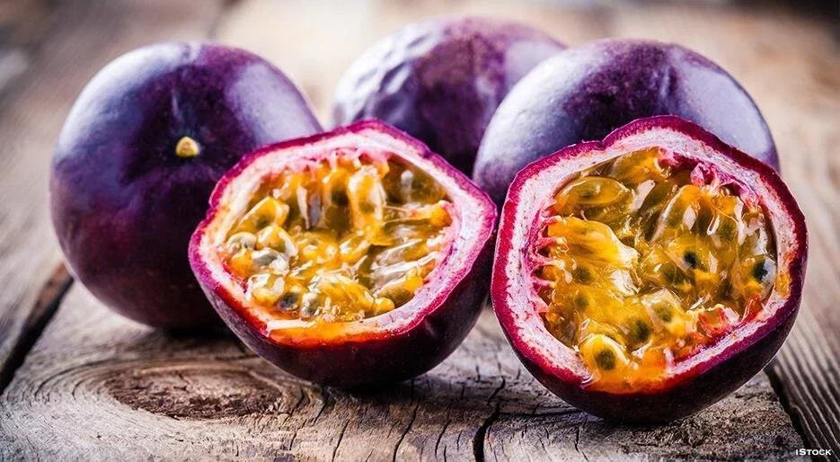 Organic Purple Passion Fruit Seeds - 40 Pack - Passiflora Edulis - Non-GMO - USA Seller