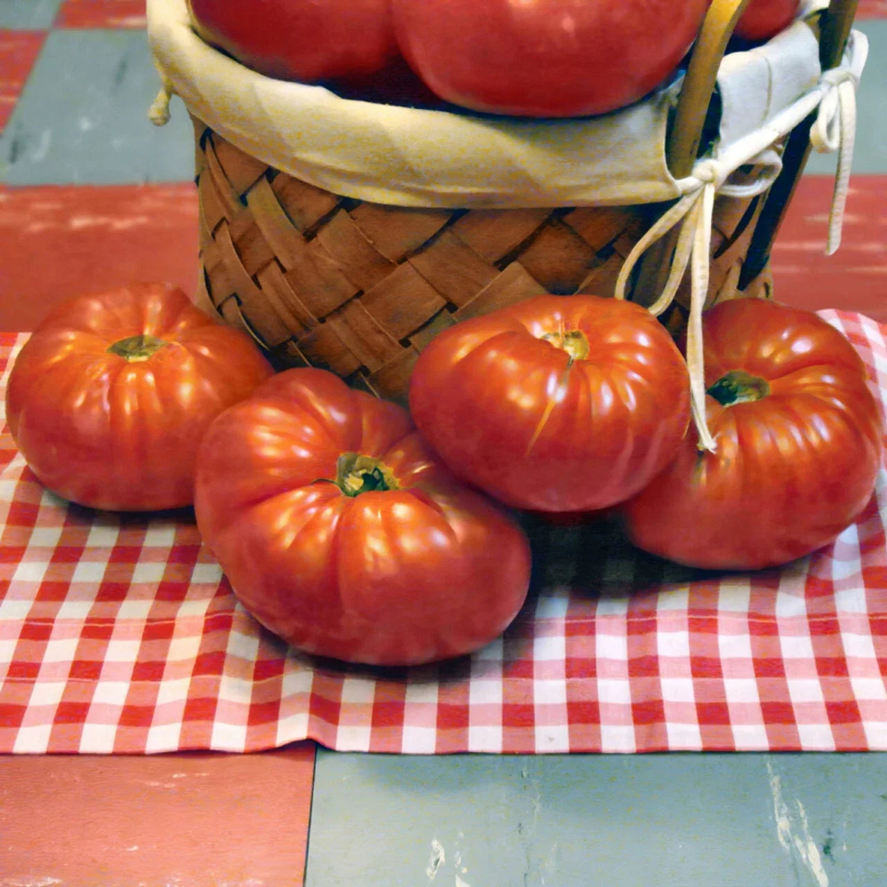 Tomato Seeds 1000 Count Heirloom Chef's Choice Red Solanum lycopersicum Vining Plant for Home Garden
