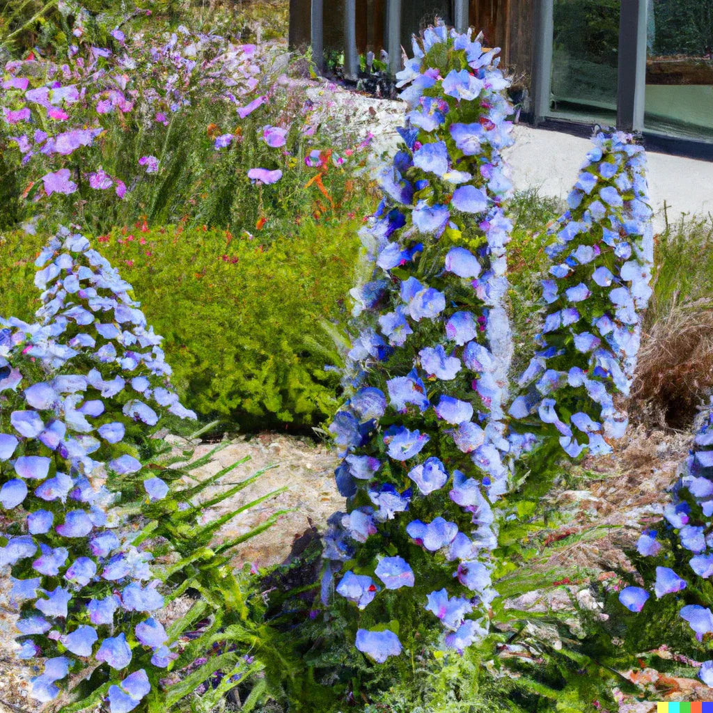 Pride of Madeira Seeds - 50 Purple Bugloss (Echium fastuosum) Flower Seeds for Garden