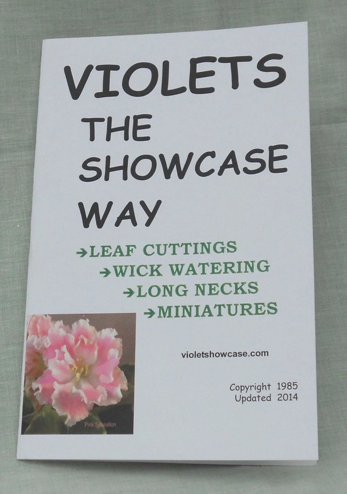 African Violet Growing Booklet – Plant Care Guide for Saintpaulia – Indoor Gardening Tips & Propagation Techniques