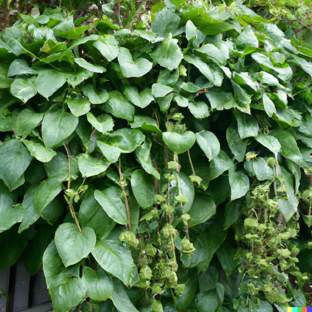 Malabar Spinach Seeds - 150 Giant Roundleaf Edible Vine Seeds Basella alba