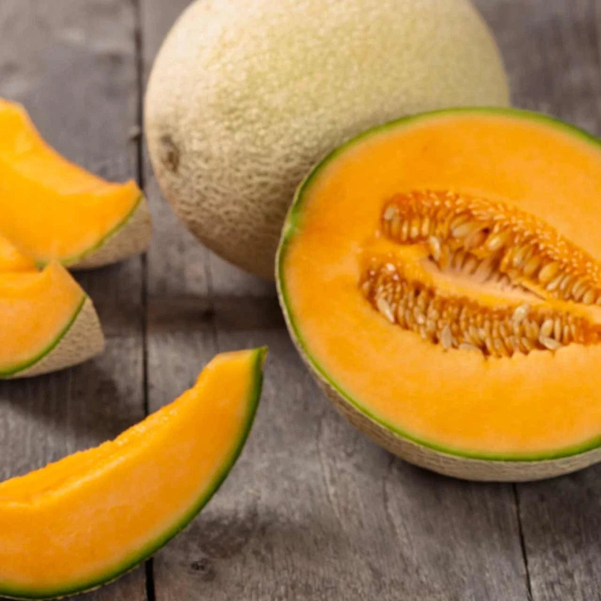 Cantaloupe Seeds Pack of 50+ Non-GMO Cucumis Melo Melon for Home Garden, Juicy, Sweet, Vining Fruit