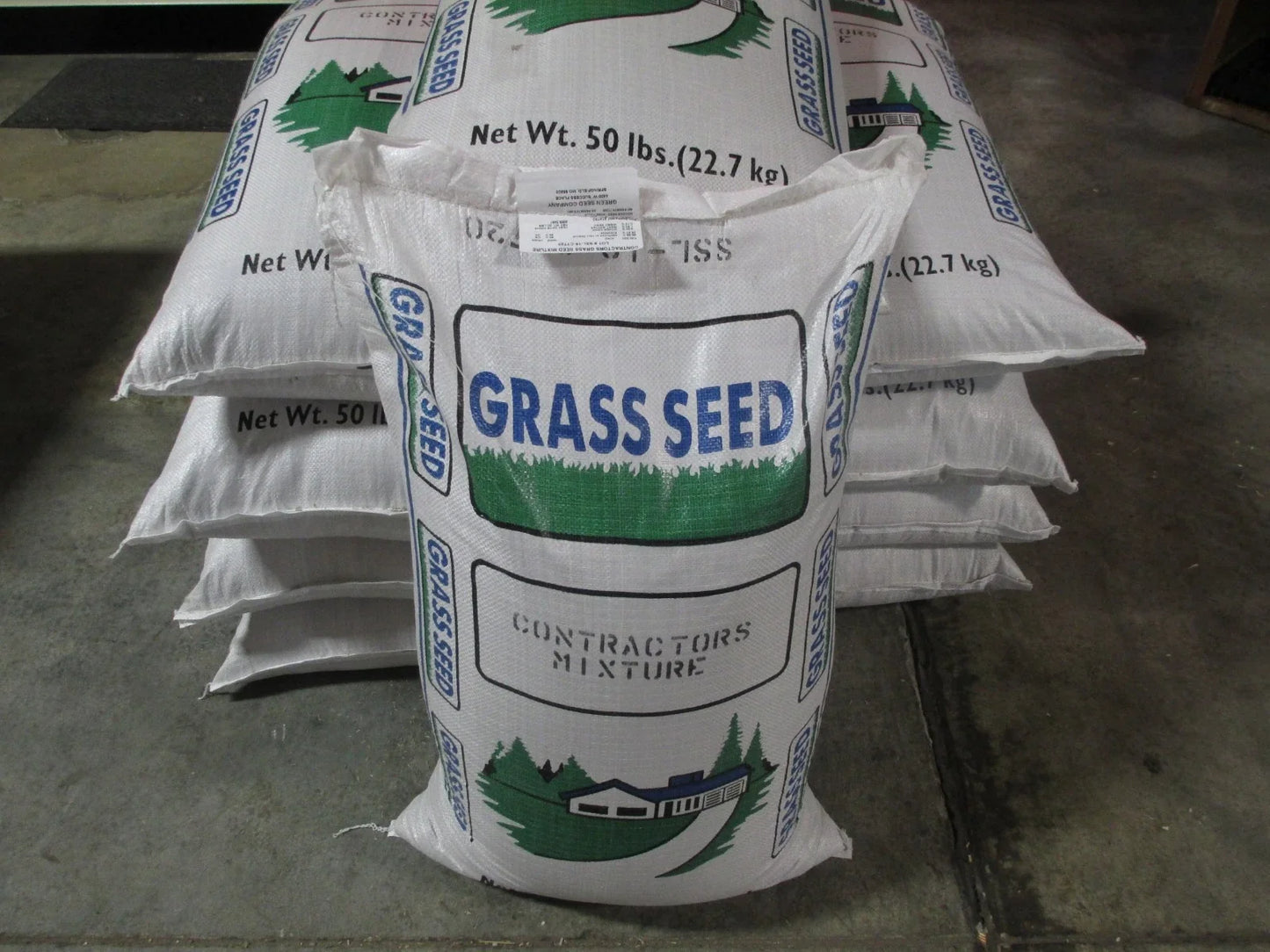 Contractor's Mix Grass Seed 5 lb, Kentucky 31 Ryegrass, Fast Germination, Full Sun, Durable Turf for Lawns & Erosion Control