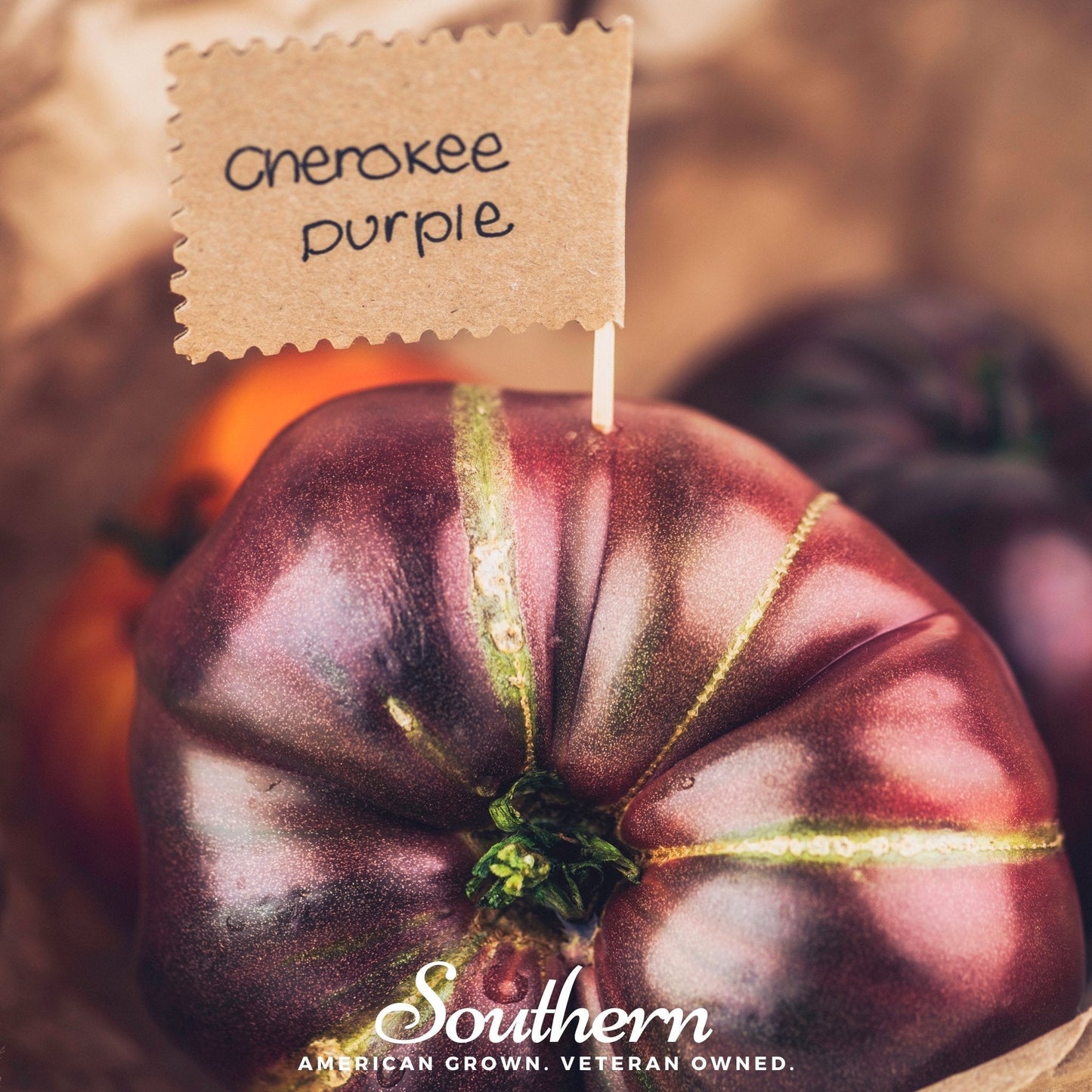 Cherokee Purple Tomato Seeds – Heirloom, Indeterminate, Large Beefsteak, Purple-Pink Fruit, Solanum lycopersicum