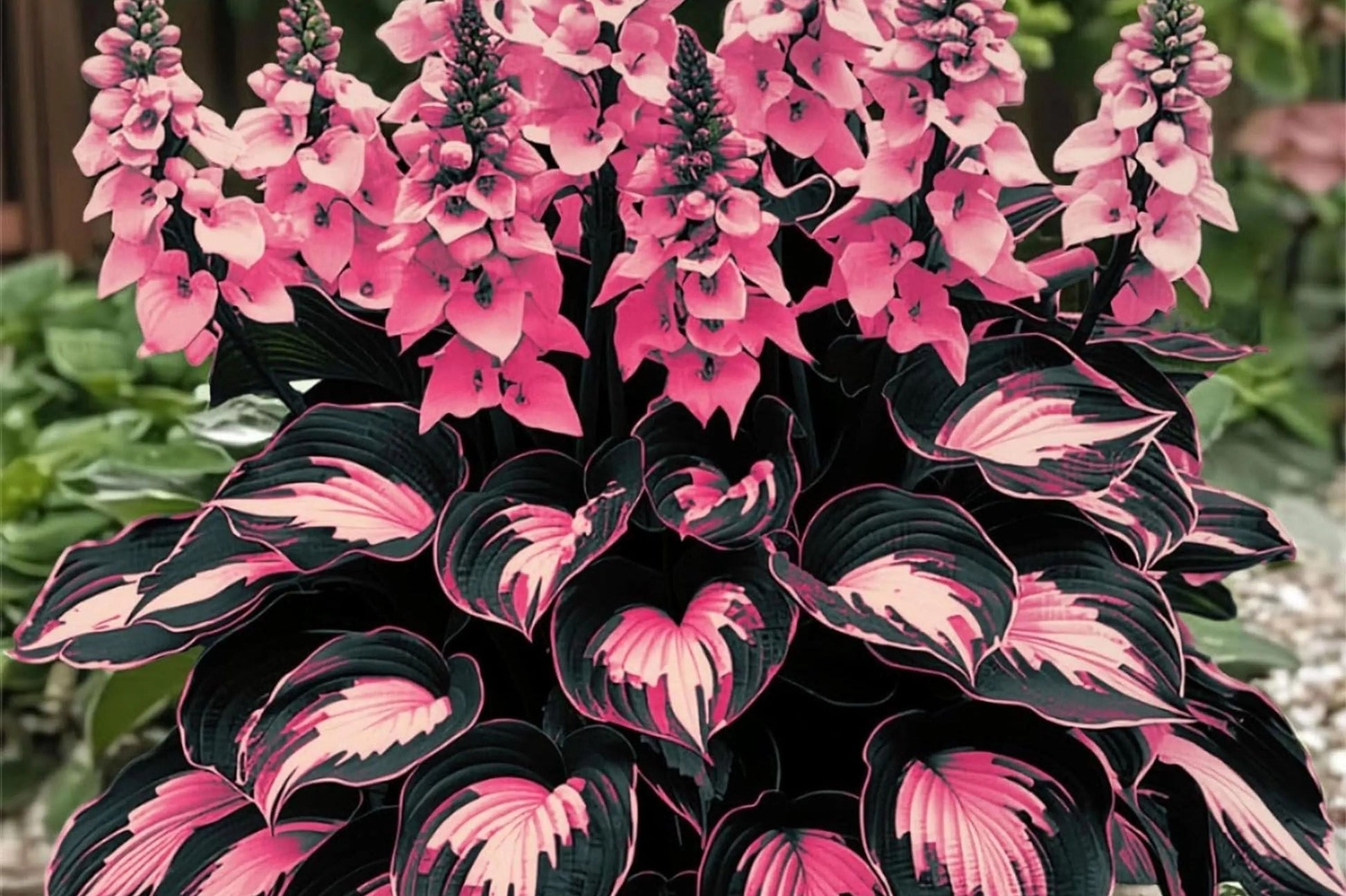 Perennial Hosta Flower Seeds - 200+ Seeds for Shade Garden, Easy Grow, Attracts Pollinators, Hosta spp.