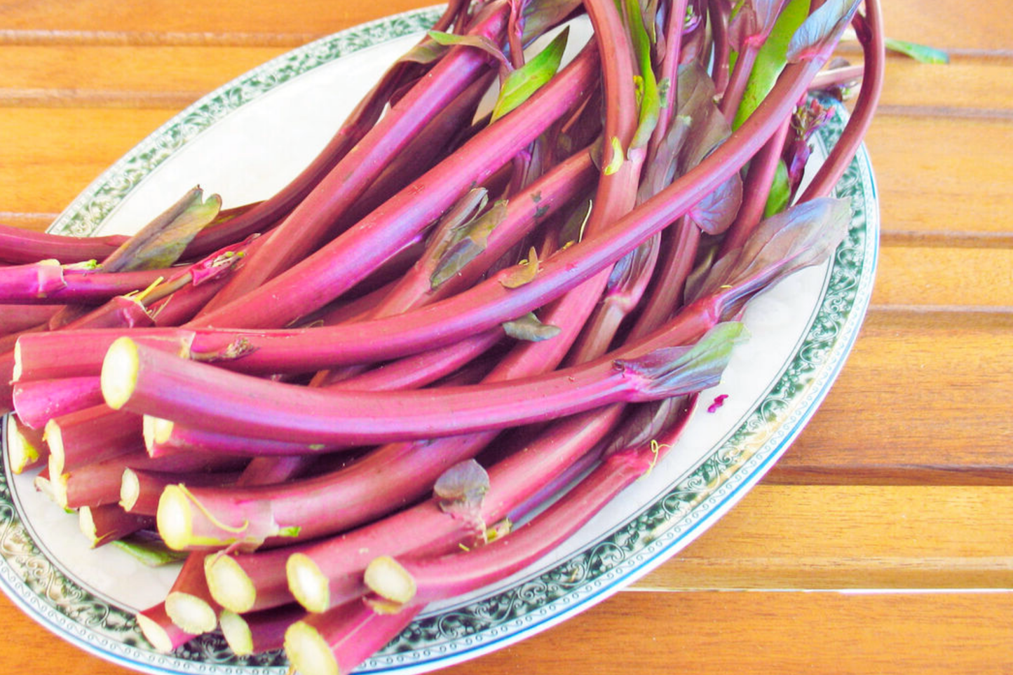 Hon Tsai Tai Seeds | Brassica rapa var. parachinensis | Purple Choy Sum, Yu Choy Sum, Vegetable Gardening