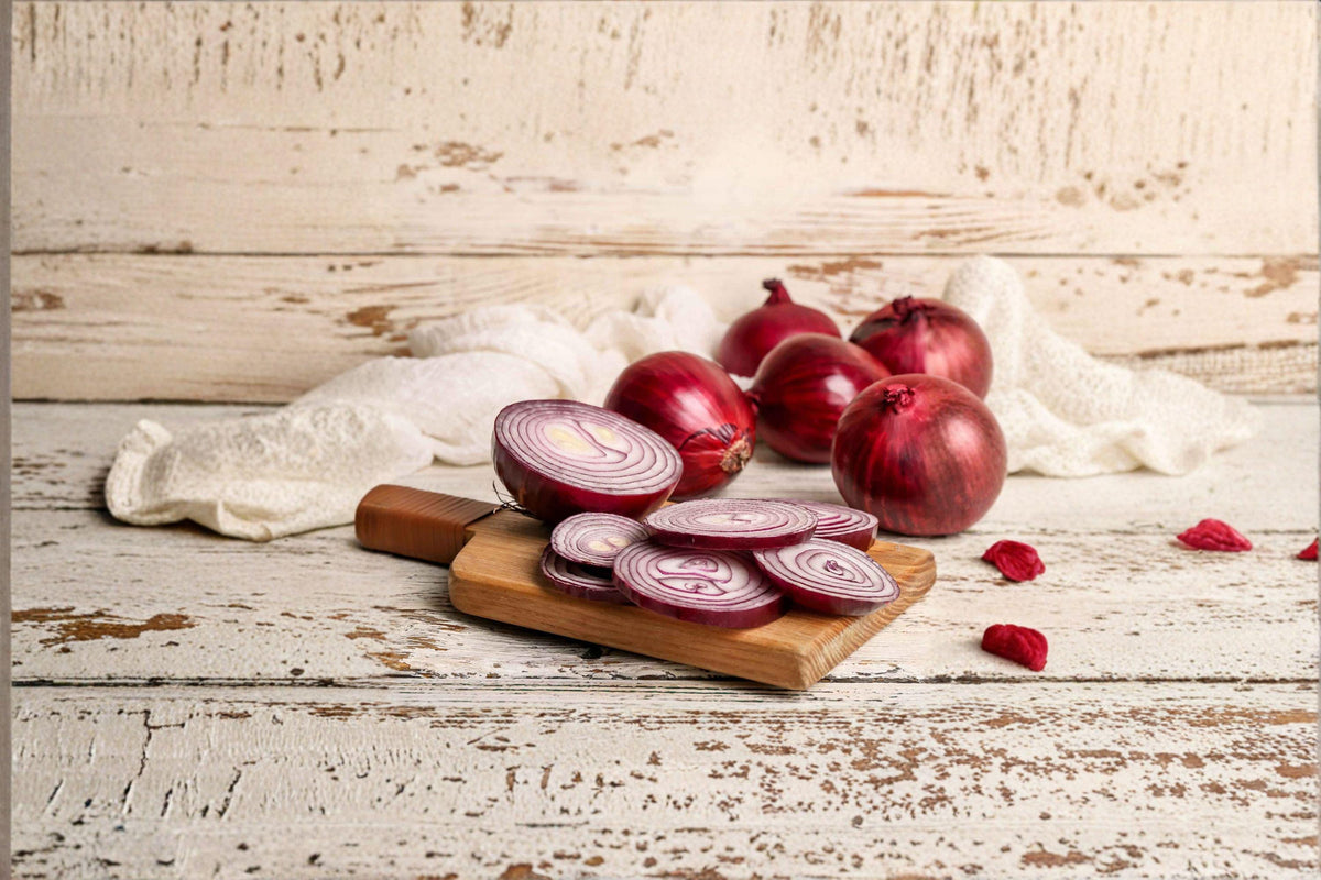 Red Grano Onion Seeds - 50 Count - Sweet Red Onion - Allium cepa - Short-Day Variety for Fresh Use and Salads