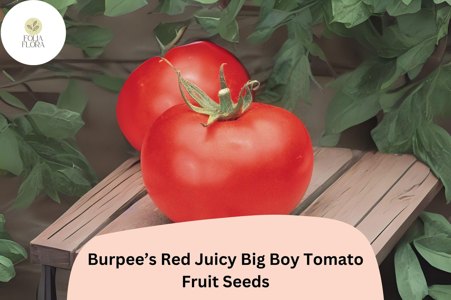 50+ Burpee’s Big Boy Tomato Seeds | Large Juicy Red Heirloom Tomatoes for Home Gardens