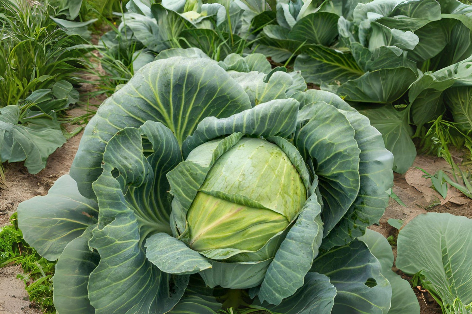 Copenhagen Market Cabbage Seeds – Heirloom, Green, Brassica oleracea var. capitata, 250 Pack