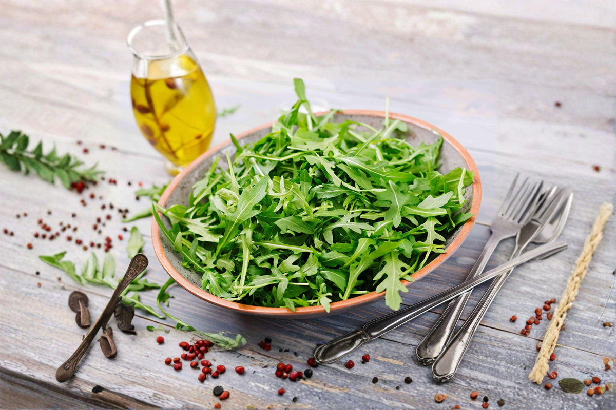 Arugula Seeds 700 Count | Fast-Growing Peppery Salad Green | Eruca sativa | Non-GMO, Cool-Season Favorite