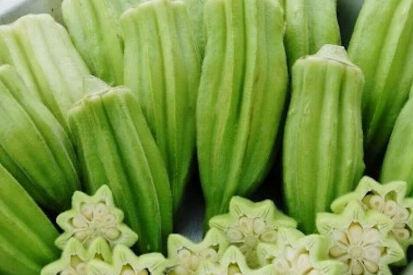 Star of David Okra Seeds - Heirloom Non-GMO, Unique Star-Shaped Pods, Thick & Meaty, Abelmoschus esculentus, Vegetable Gardening