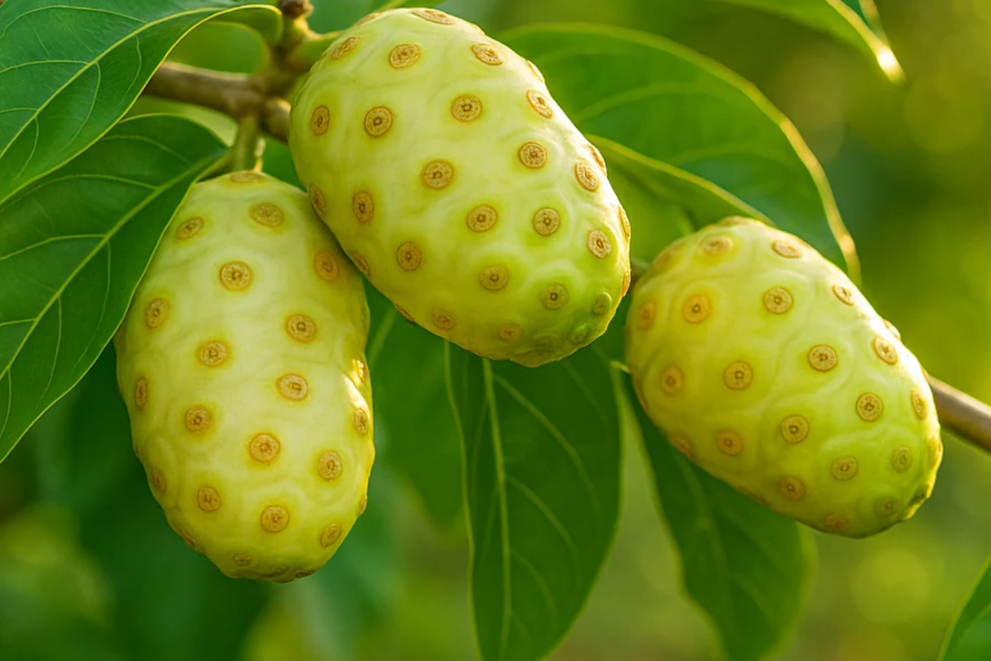 Noni Fruit Tree Starter Plant 6-12" Morinda citrifolia Tropical Medicinal Tree with Nutrient-Rich Fruits