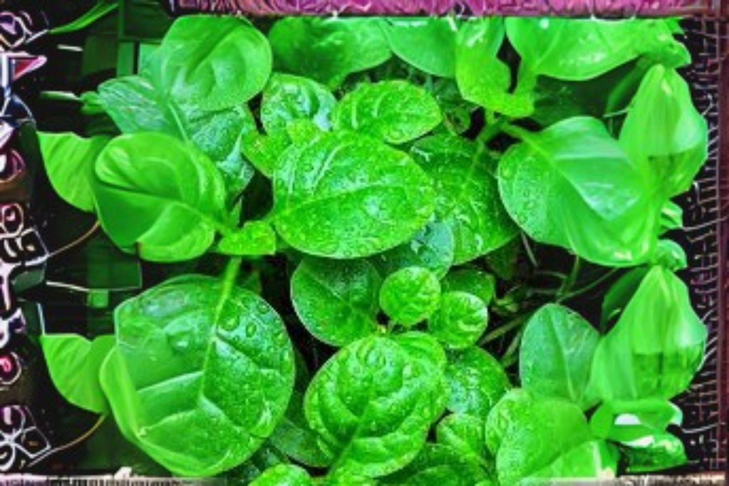 Malabar Spinach Seeds Green Vines Supreme, Basella alba, Climbing Leafy Green, Heat-Tolerant, Edible Vine, 500mg Seed Pack