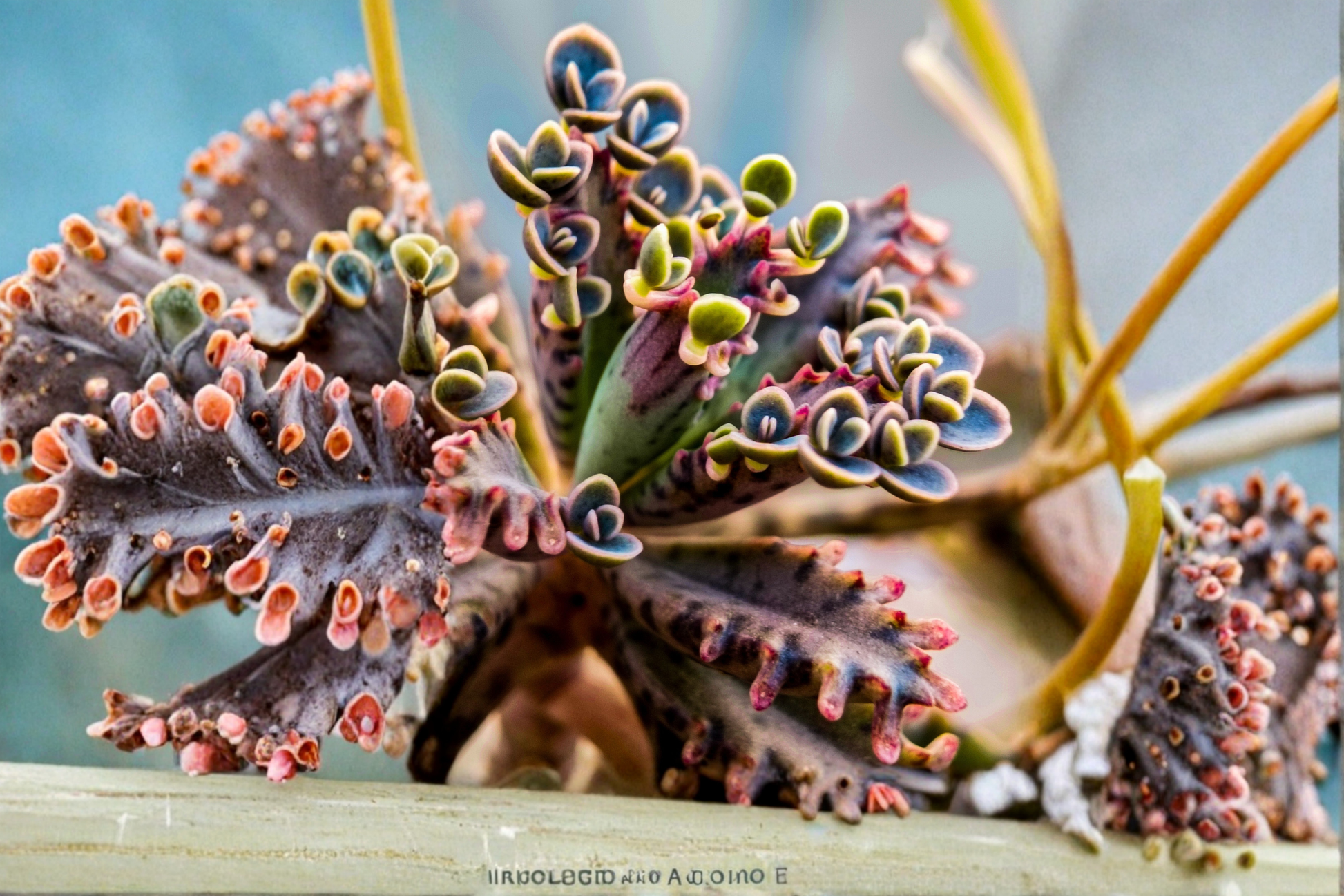 4 Mother of Thousands Live Bare Root Succulents 2-3 Inches - Kalanchoe daigremontiana