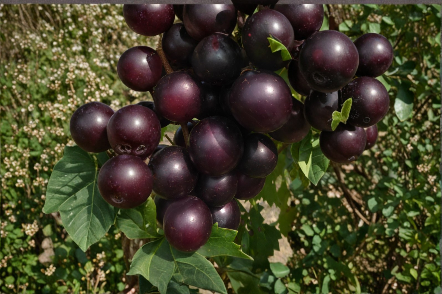Rare Giant Muscadine Grape Seeds – Vitis rotundifolia, Large Sweet Fruit, Climbing Vine, USA Grown, 10 Seeds for Garden Planting