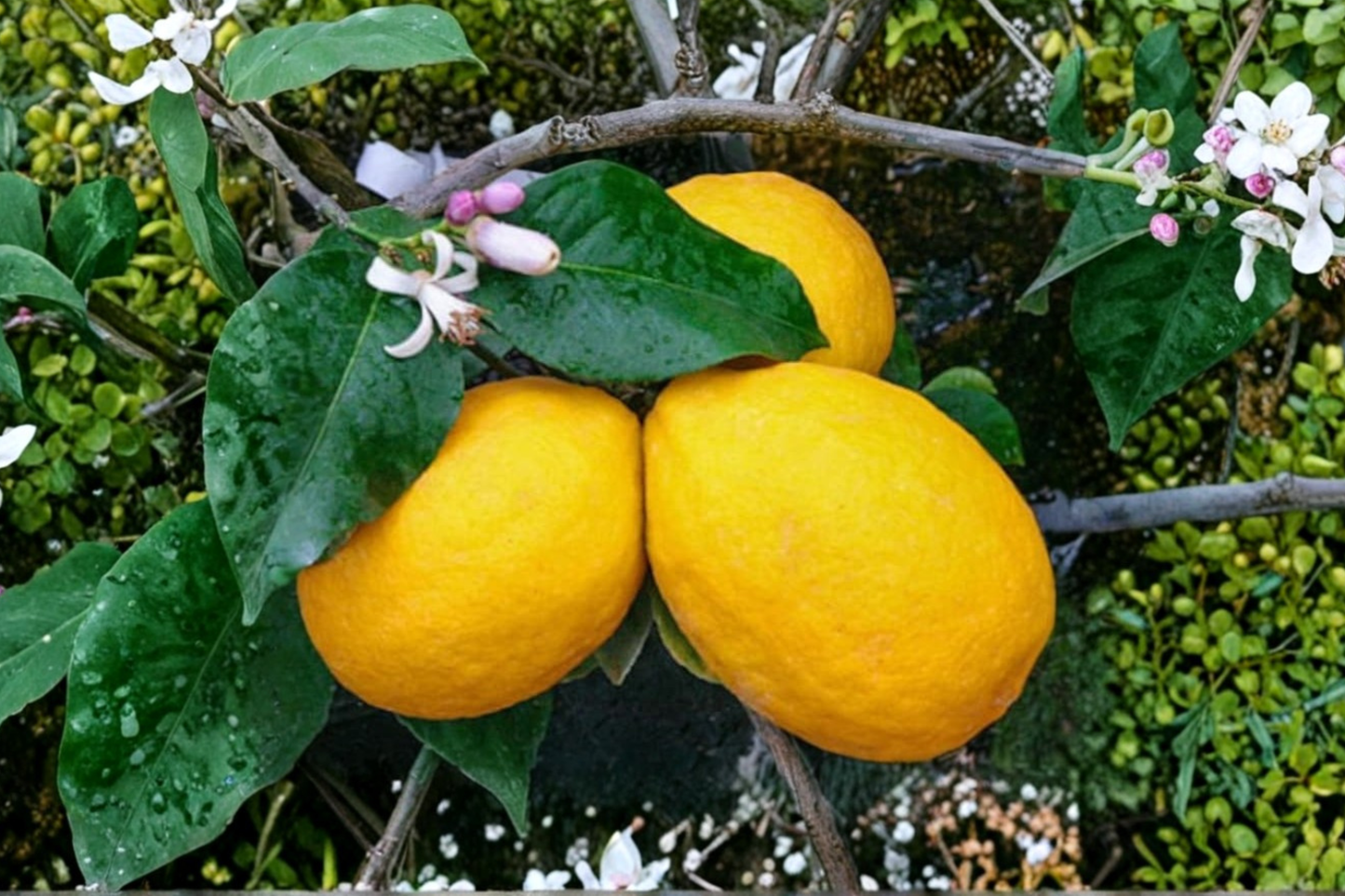 Rare Meyer Lemon Seeds – 6 Pack, Dwarf Citrus Fruit Seeds for Indoor & Outdoor Gardening, Citrus × meyeri