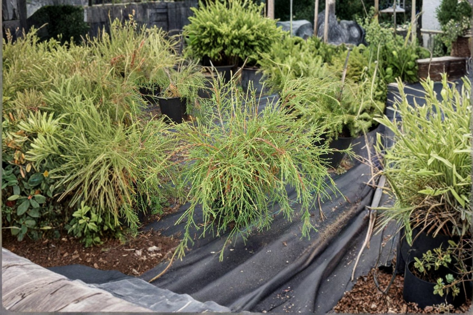 Live Threadleaf Arborvitae Filiformis Plant in 1 Gallon Pot – Evergreen Shrub with Fine, Cascading Foliage, Thuja occidentalis