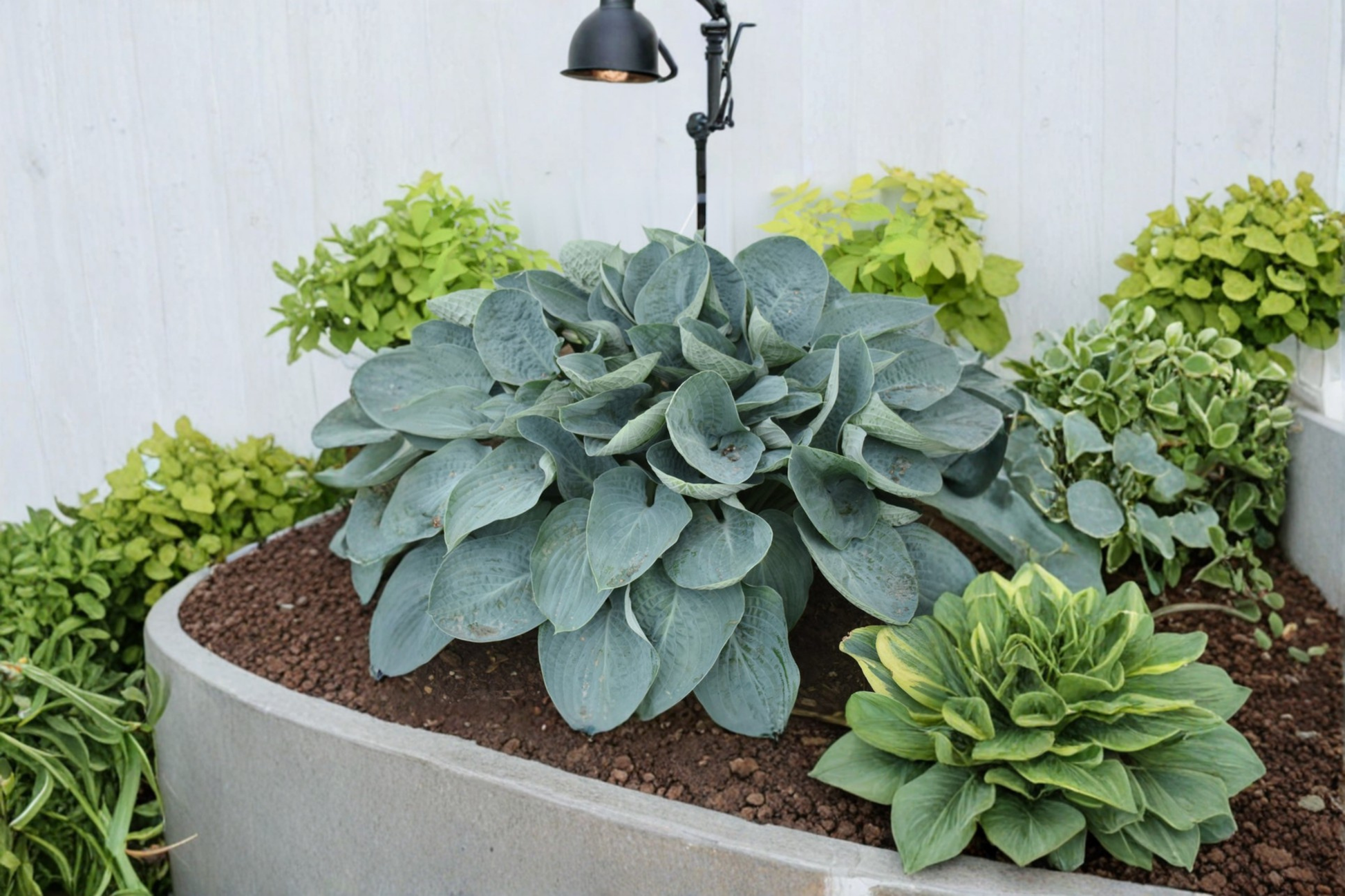 Hosta 'Above the Clouds' 3-Inch Pot Blue Green Foliage Shade Perennial Garden Plant