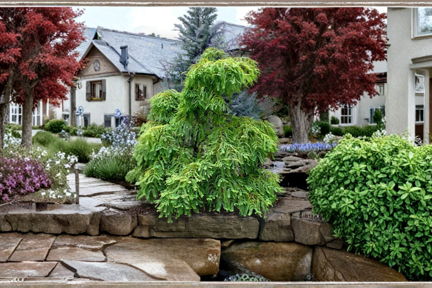 Miss Grace Dawn Redwood Live Plant – 8 Inch Grafted Metasequoia glyptostroboides Deciduous Conifer