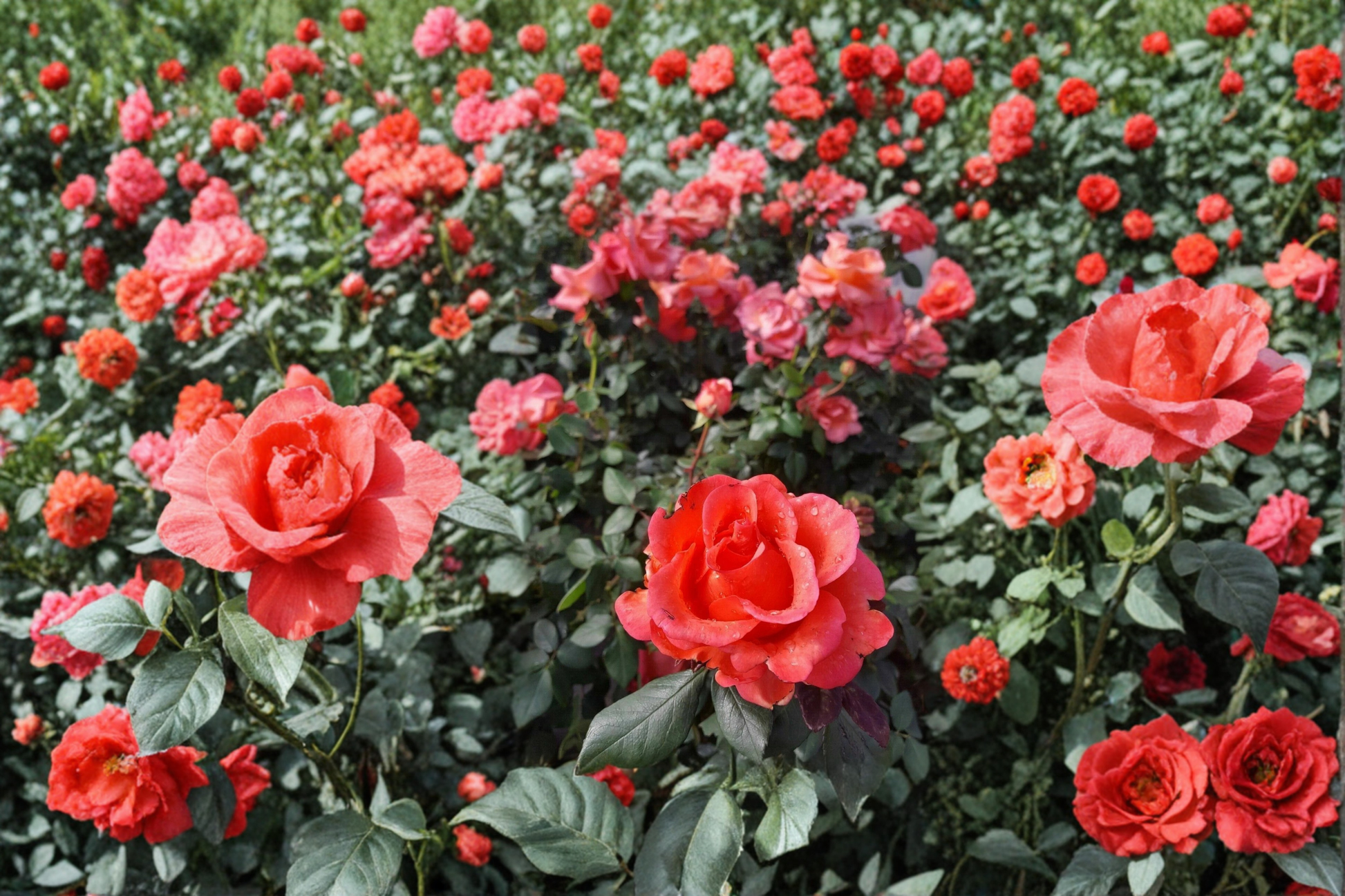 Ring of Fire Hybrid Tea Rose Plant – 2-Gallon Bush, Red & Yellow Blooms, Upright Growth, Flowering Shrub, Rosa spp.