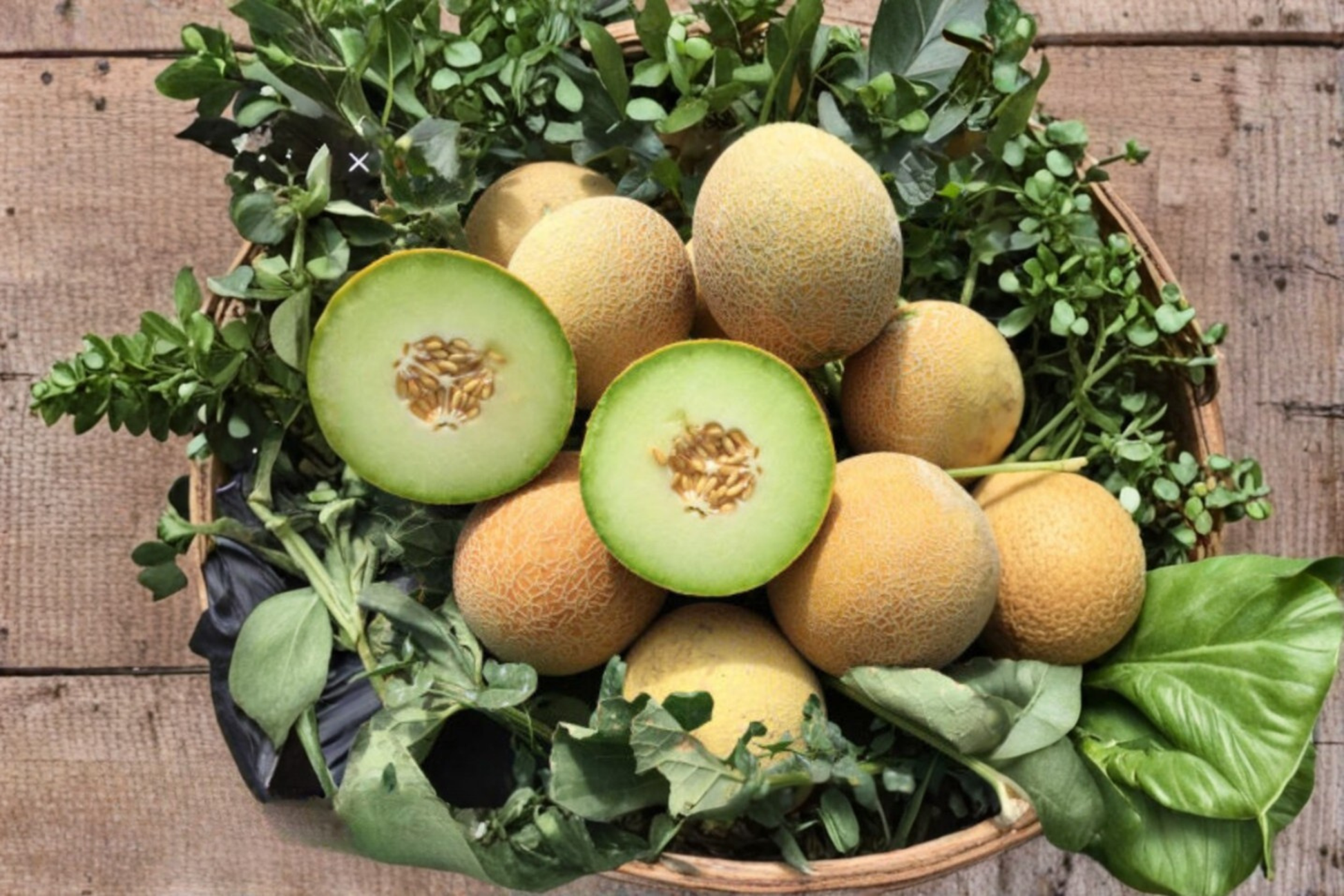 Mini Melon Bonsai Seeds Green Machine Variety – Compact Fruit Plant Seeds for Indoor & Outdoor Gardening