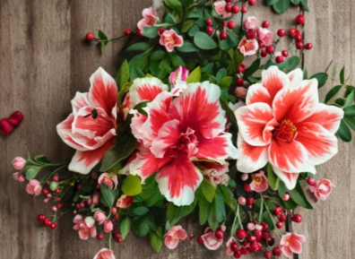 Mardi Gras Azalea Starter Plant, Rhododendron deciduous shrub, Red White Bicolor Flowers, Live Young Plant
