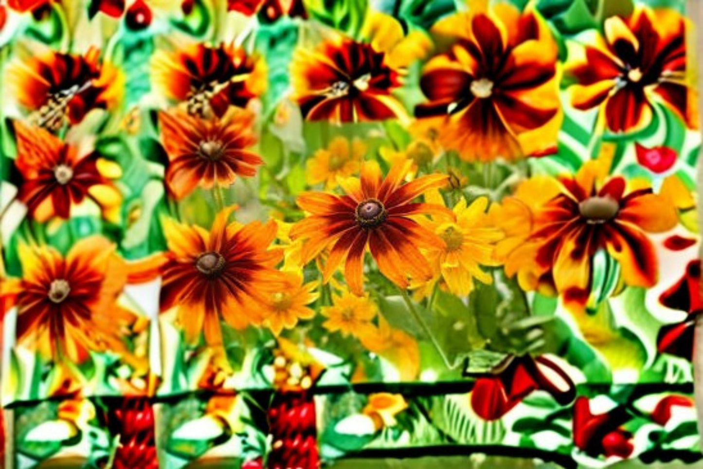 Rudbeckia Sahara Live Plant – Rudbeckia hirta with Warm-Toned Daisy-Like Blooms