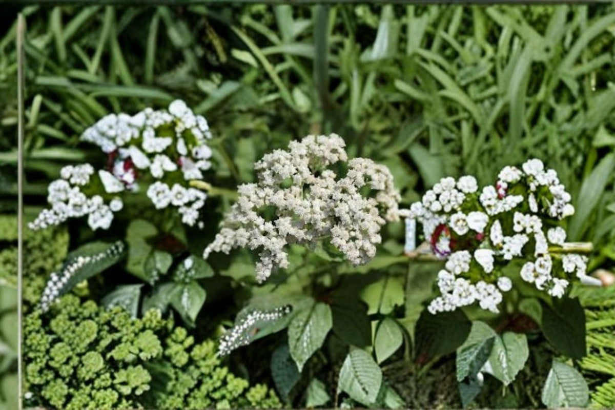 Wild Quinine Seeds - 25 Count - White Perennial Wildflower - Parthenium Integrifolium - Native Pollinator Plant for Gardens
