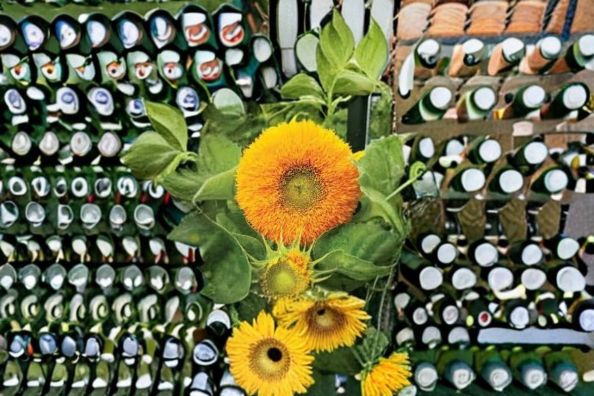 Teddy Bear Sunflower Seeds - Dwarf Sungold - Helianthus annuus - 15 Seeds for Compact Gardens and Borders