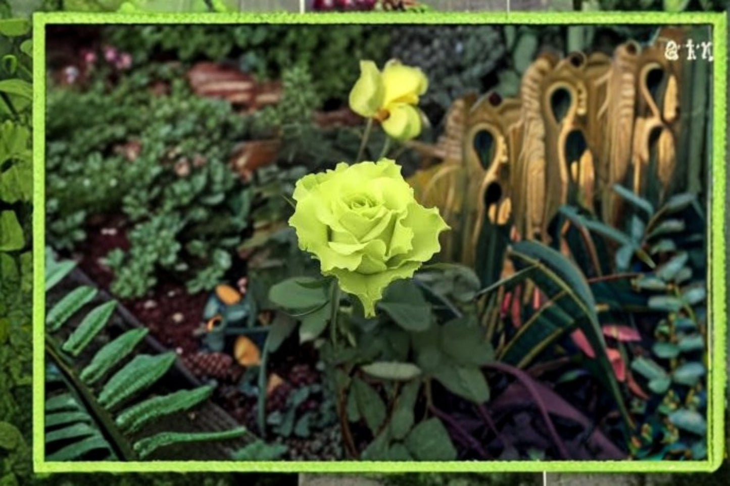 Green Mystery Rose Plant – Ornamental Rosa sp. for Gardens & Containers