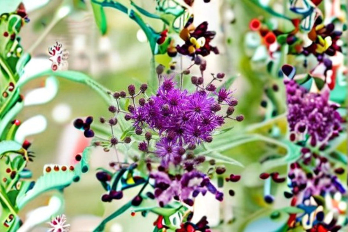 Narrow Leaf Ironweed Seeds - 100 Count - Purple Wildflower - Vernonia angustifolia - Native Perennial Garden Planting
