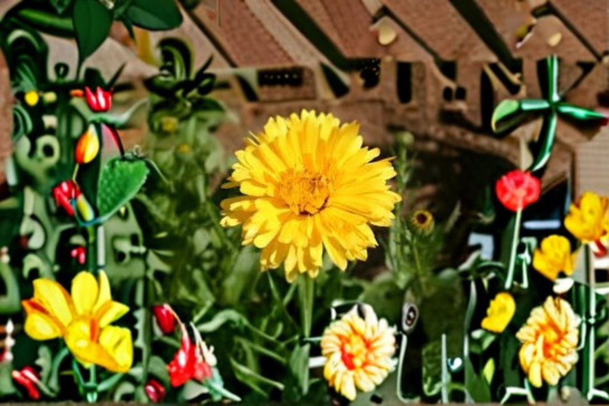 Calendula Seeds 100 Count Pacific Beauty Dark Yellow Calendula officinalis Annual Flower for Garden Borders and Containers
