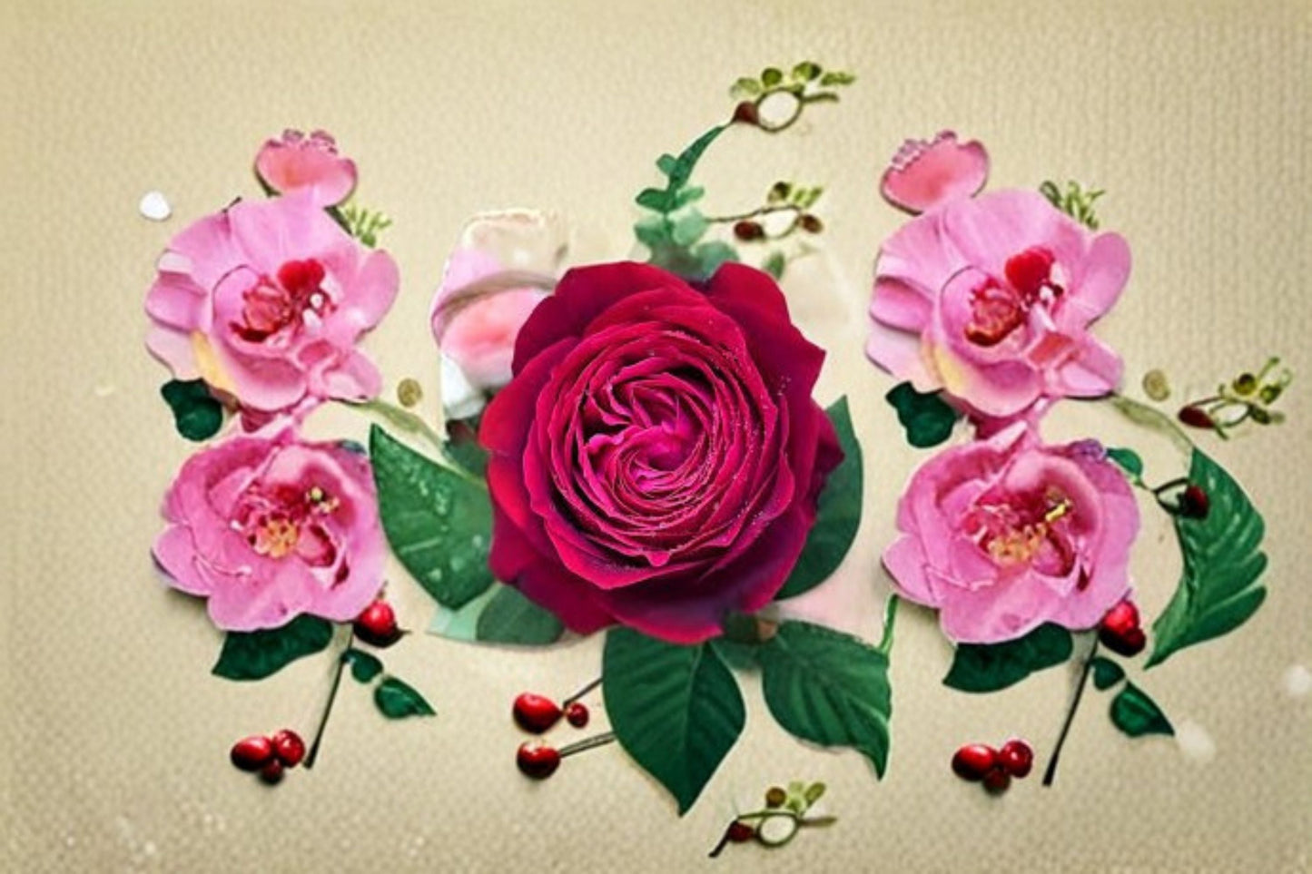 Janice Kellogg Rose Live Plant – Red Velvety Meilland Shrub Rose