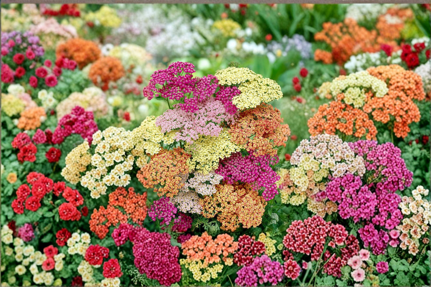 Yarrow Plant – Achillea millefolium | Perennial Herb with Orange Flowers