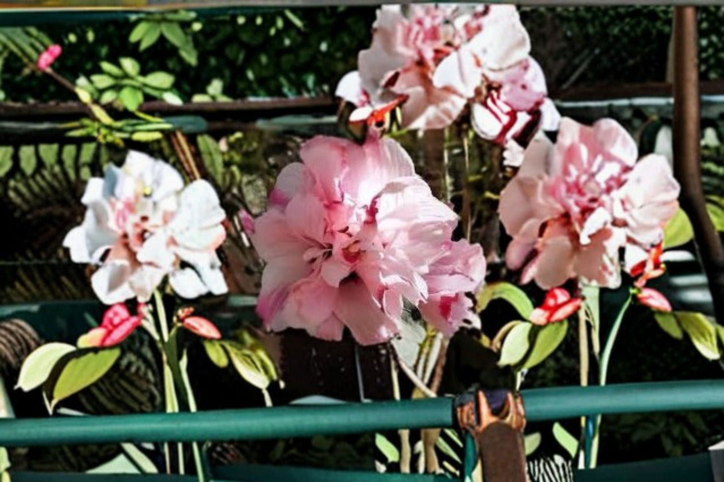 Double Pink Rose of Sharon Plant – Hibiscus syriacus Flowering Shrub for Garden Landscapes