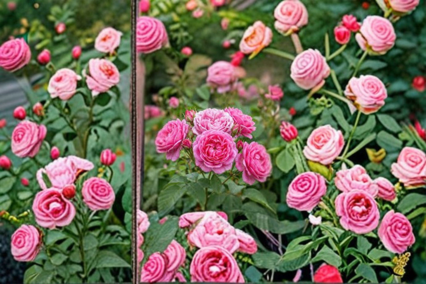 Damask Rose 10 Cuttings – Rosa damascena Fragrant Pink Shrub Rose for Propagation