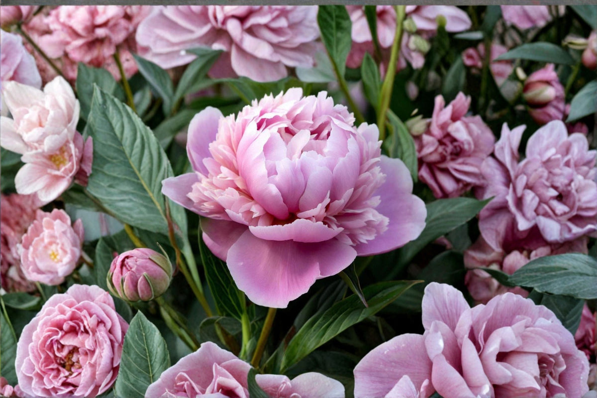 Chinese Herbaceous Peony Seeds - 5 Pack Paeonia lactiflora Perennial Flower Seeds for Garden Planting