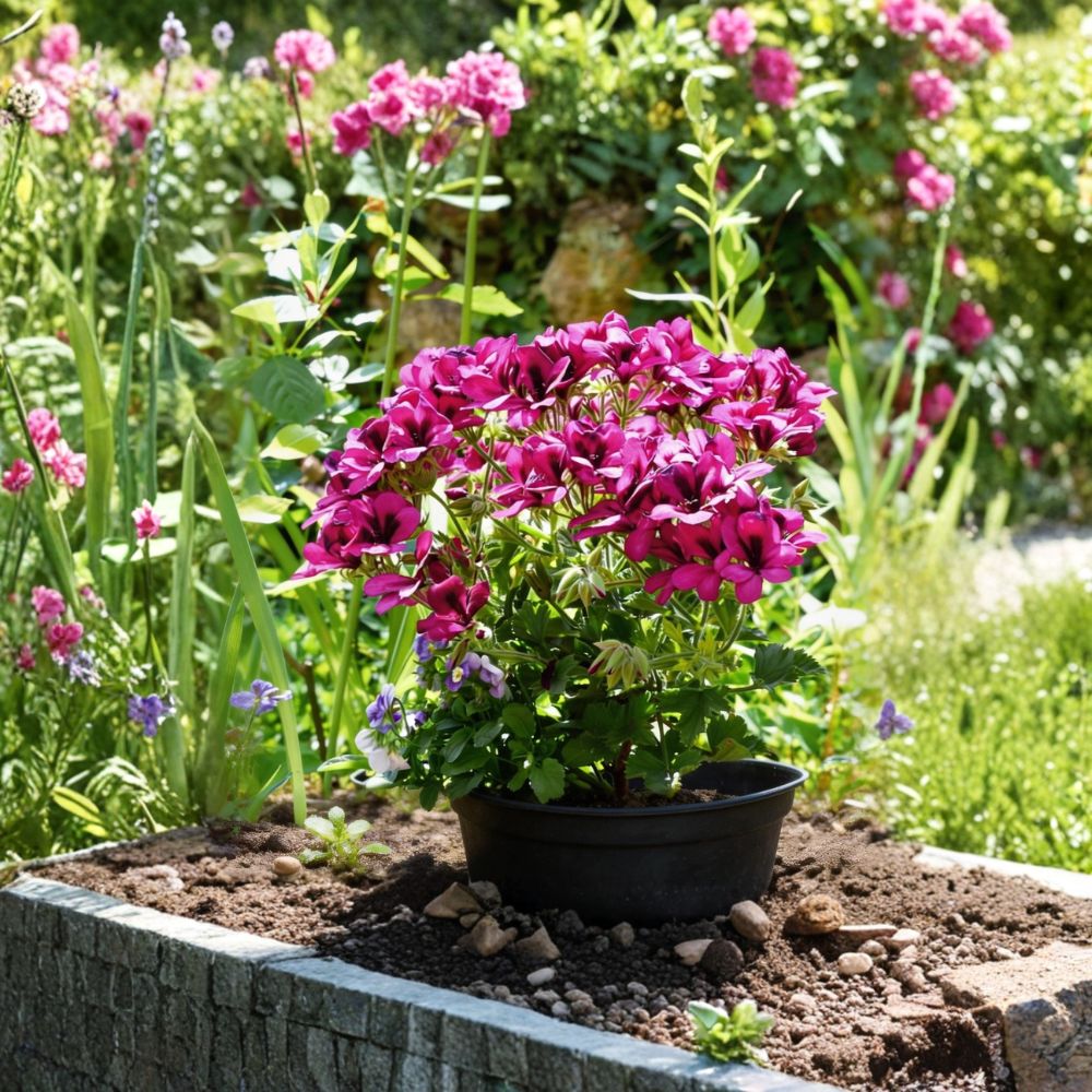100 Geranium Seeds – Easy to Grow Colorful Flowers for Gardens & Containers