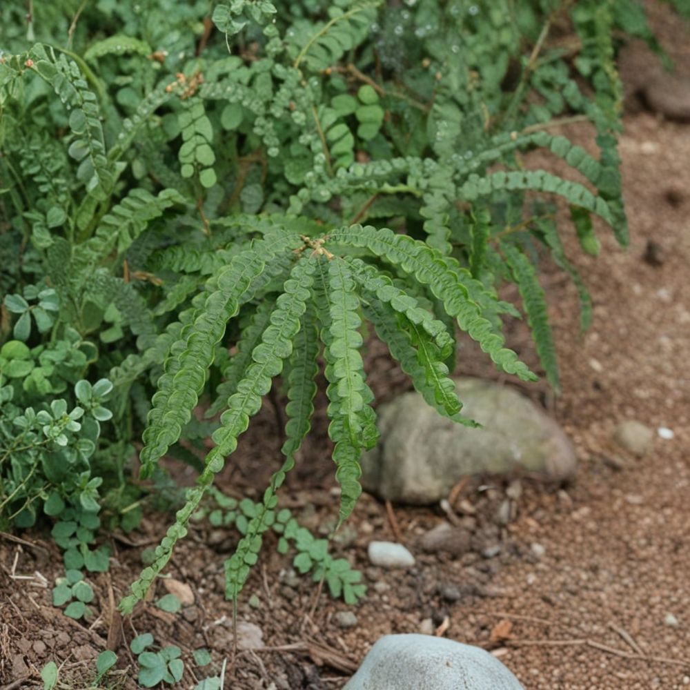 Sweet Fern Live Native Shrub in 1 Gallon Pot | Comptonia peregrina | Fragrant, Wildlife-Friendly