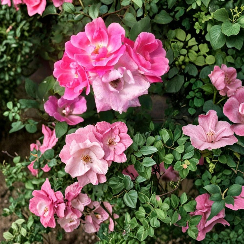 Pink Knock Out® Rose – Medium Pink 2 Gallon Live Shrub Plant | Disease Resistant Landscape Rose