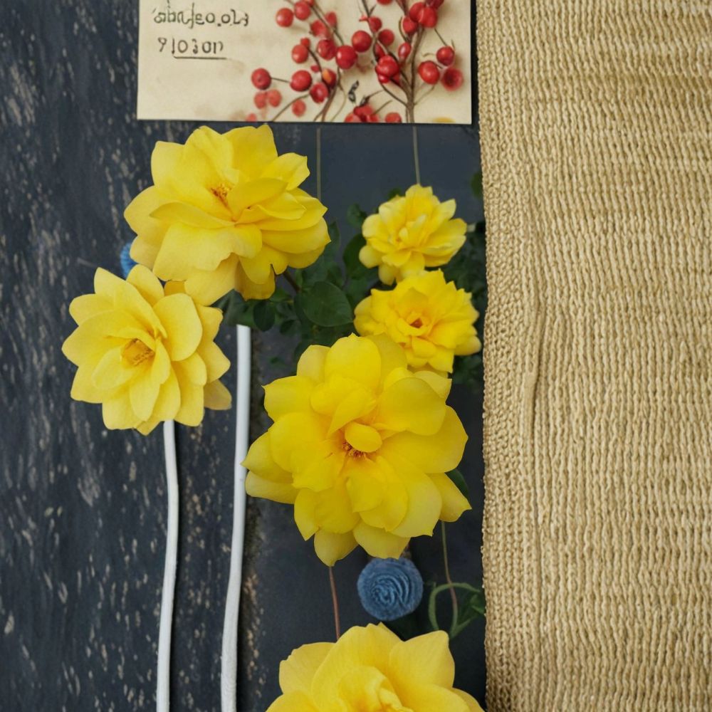 Gold Glow Rose Live Bush Plant | 2 Gallon Hybrid Tea Rose | Fragrant Yellow Blooms