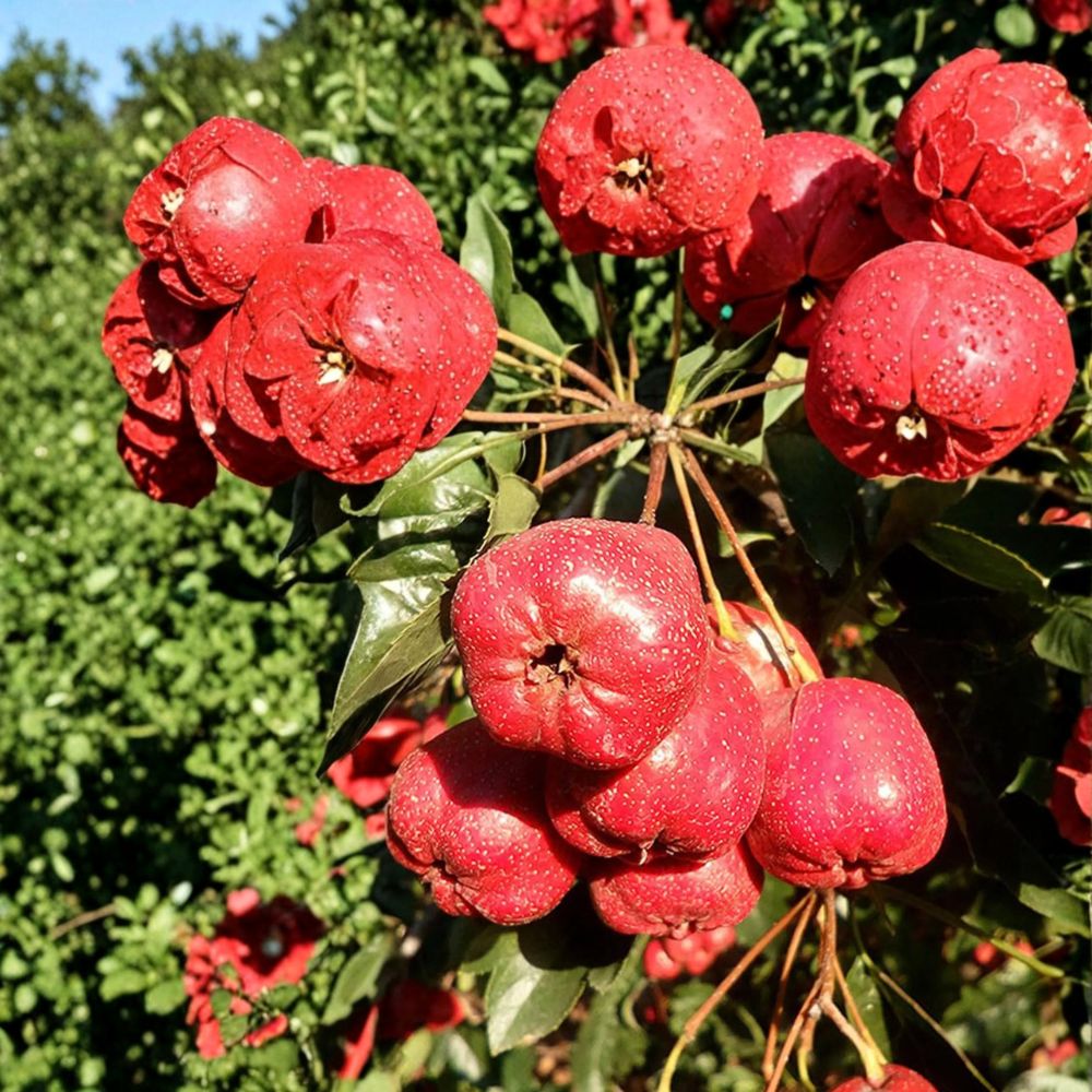 Giant Star Chinese Hawthorn Tree – Crataegus pinnatifida Bare Root | Edible Large Fruit Shan Zha | Cold Hardy